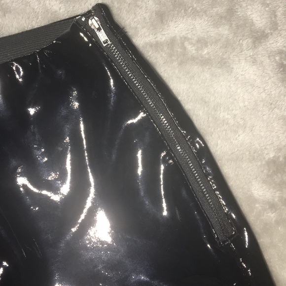 Topshop PVC Wet Look Pants - Picture 2 of 4